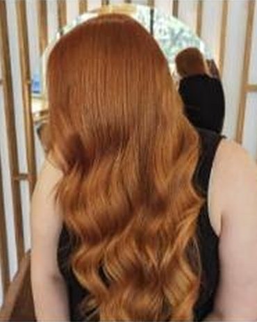 Copper red waves