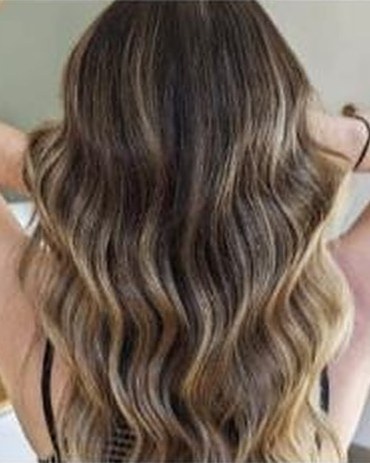 Brunette balayage